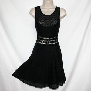 Free People Black Lace Mini Dress